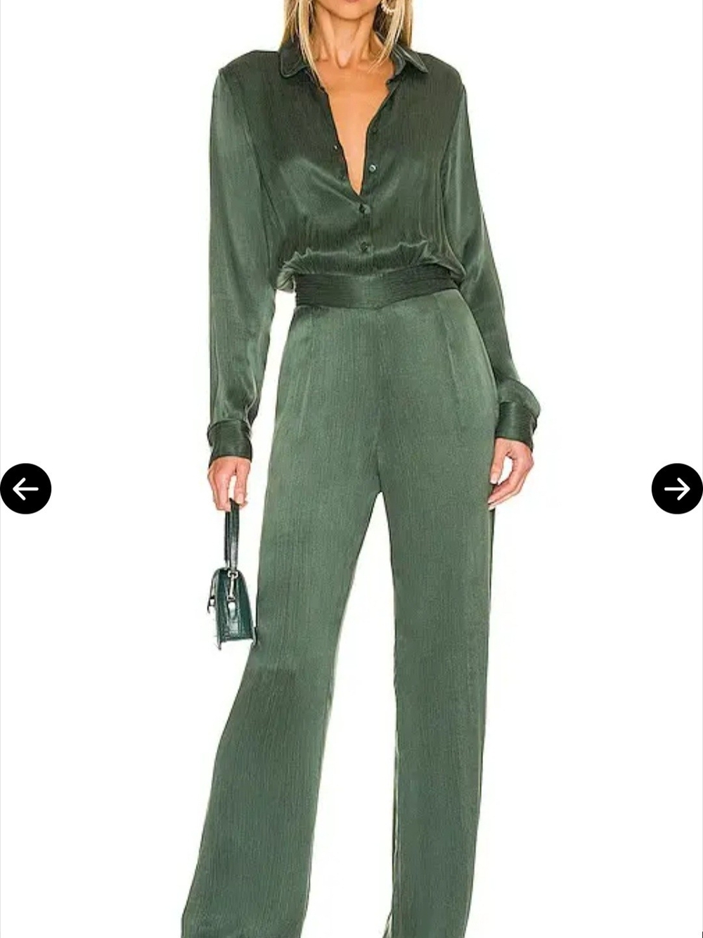 Karina Grimaldi Brighton Solid Jumpsuit NWT